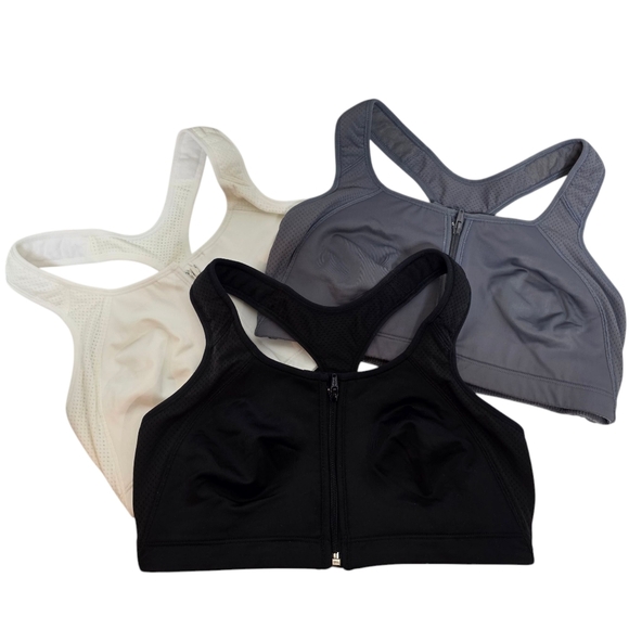 Champion Other - Champion Womens High Impact Bundle Of 3 Sports Bras Size Medium